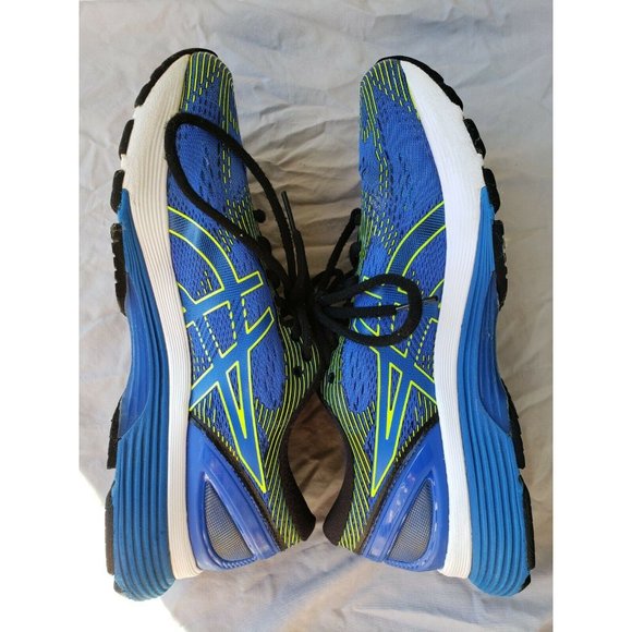 Asics Gel Nimbus 21 Size 8.5 Blue Black White Mens Running Shoe 1011A169 main image 5